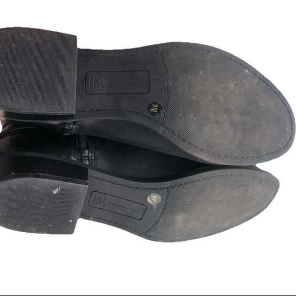 INC International Concepts Black Boots women’s 9. Western Cowgirl look! - Picture 3 of 6